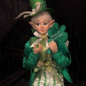 24" St Patrick’s Day Elf doll